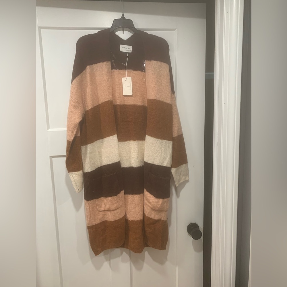 Color Block Cardigan